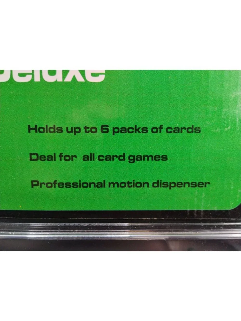 Professional Deluxe Card Shoe For Card Games Holds 6 Packs